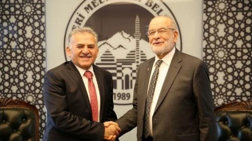 Saadet Partisi Genel Başkanı Temel Karamollaoğlu, Melikgazi&rsquo;de
