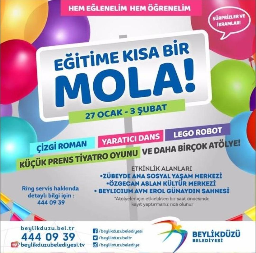 Eğlenceli Ve Eğitici At&ouml;lye &Ccedil;alışmaları &Ccedil;ocukları Bekliyor