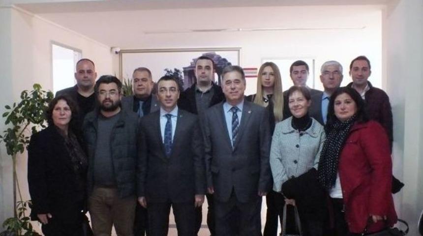 Chp Milas Y&ouml;netiminden Kaymakam Arslan&rsquo;a Ziyaret