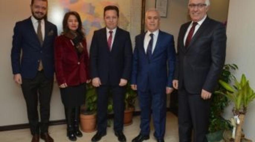 Bozbey&rsquo;den Emniyet M&uuml;d&uuml;r&uuml; Zeybek&rsquo;e Ziyaret