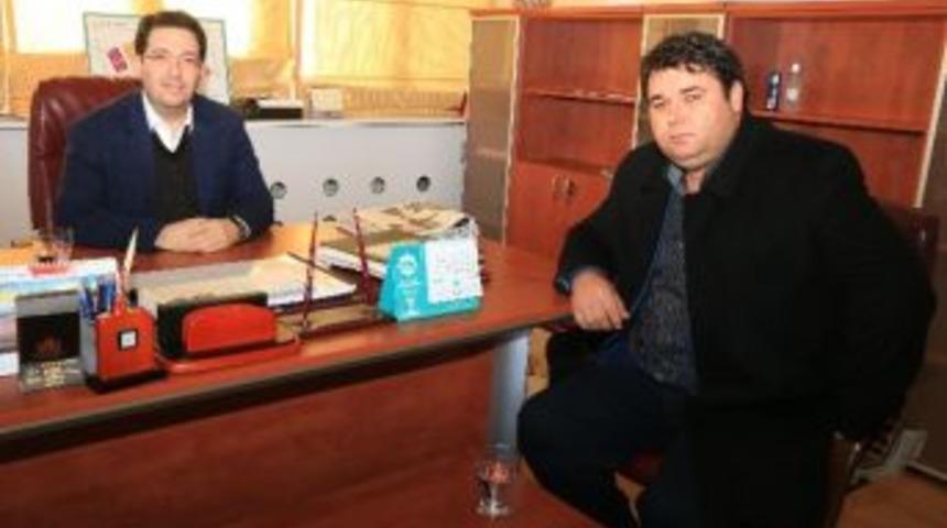 15 Temmuz Gazisi Veyis G&uuml;m&uuml;şsoy&rsquo;dan Başkan Yazgı&rsquo;ya Ziyaret