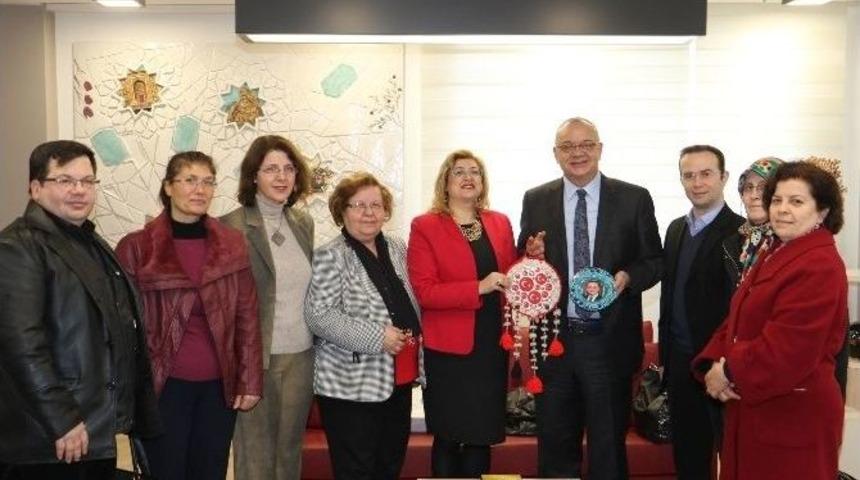 Kadın Kooperatifi&rsquo;nden Başkan Erg&uuml;n&rsquo;e Ziyaret