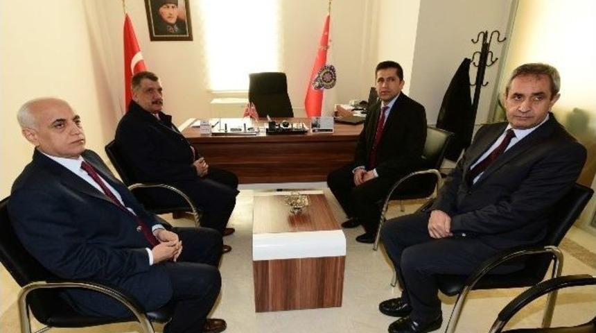Başkan G&uuml;rkan, Battalgazi İl&ccedil;e Emniyet M&uuml;d&uuml;r&uuml; Saruhan&rsquo;ı Ziyaret Etti