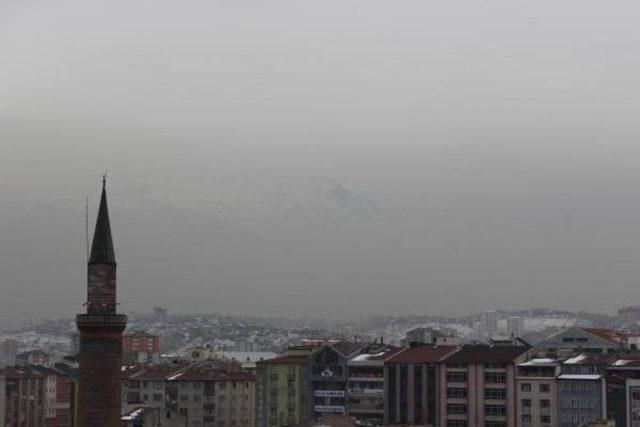Erciyes Dağı Siste G&ouml;r&uuml;nmez Oldu 2