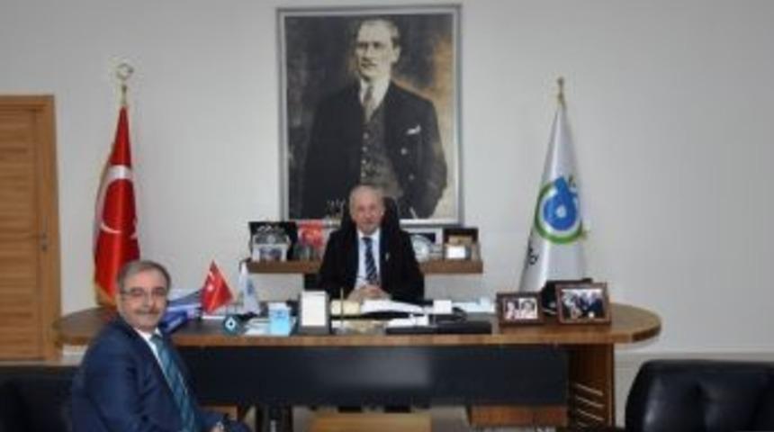 Gelibolu Belediye Başkanı &Ouml;zacar&rsquo;dan, Tekirdağ B&uuml;y&uuml;kşehir Belediyesine Ziyaret