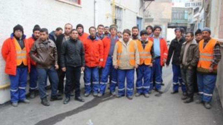 Nevşehir&rsquo;de Temizlik İş&ccedil;ileri Eylem Yaptı