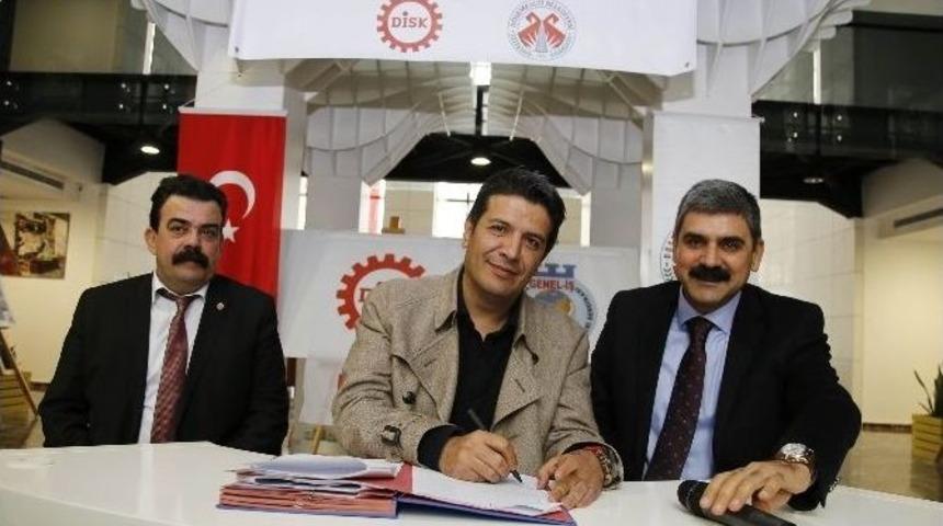 D&ouml;şemealtı Belediyesi İş&ccedil;ilerin İ&ccedil;in Toplu İş S&ouml;zleşmesi İmzaladı