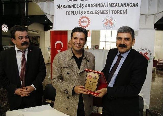 Döşemealtı Belediyesi İşçilerin İçin Toplu İş Sözleşmesi İmzaladı