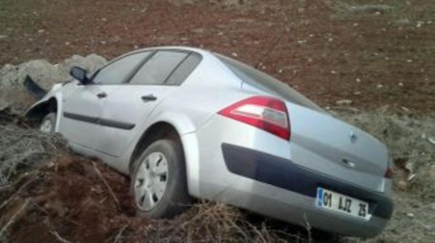 Otomobil Tarlaya U&ccedil;tu: 3 Yaralı