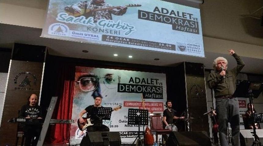 Muratpaşa&rsquo;da Cumhuriyet Ve Demokrasi Şehitleri Anıldı