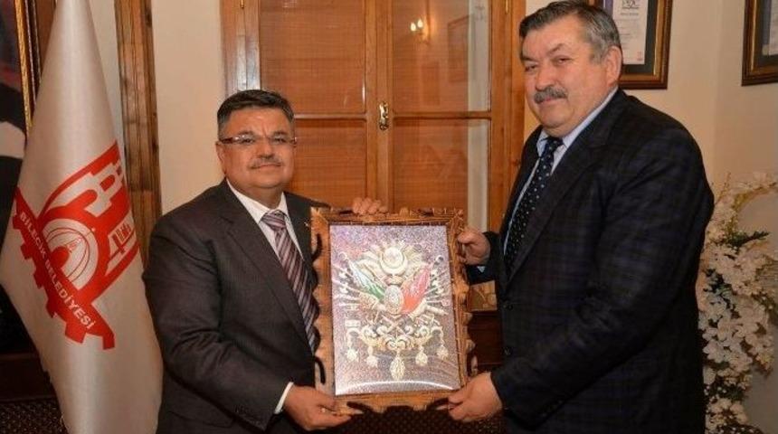 Ulubey&rsquo;in Eski Başkanı Atlı&rsquo;dan Başkan Yağcı&rsquo;ya Ziyaret