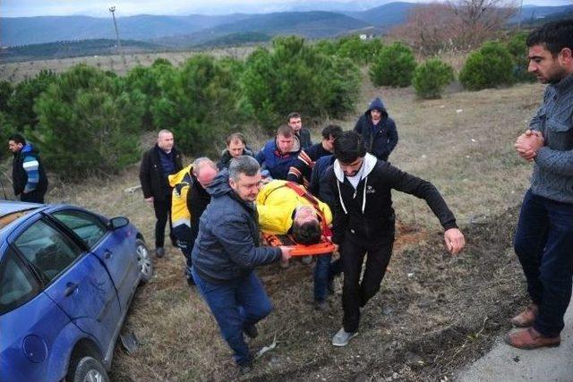 Demir Yığınına Dönen Araçtan Sağ Çıktılar