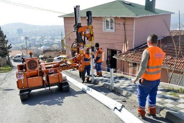 Maltepe’de Sokaklara Bariyerli Önlem