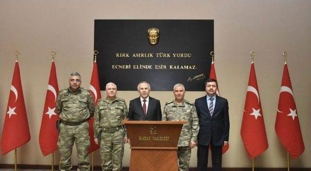 Tümgeneral Tarakcı’dan Vali Ata’ya Ziyaret