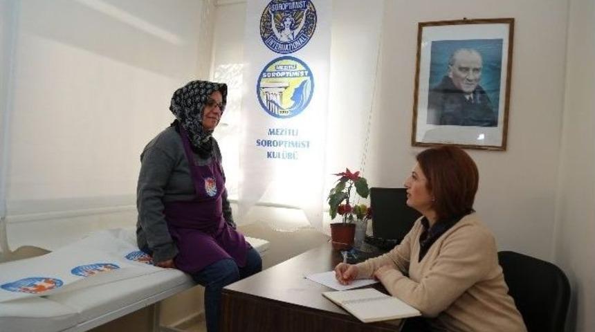 &Ouml;zgecan Kadın &Uuml;retici Pazarı&rsquo;ndaki Kadınlara Meme Kanseri Taraması Yapıldı