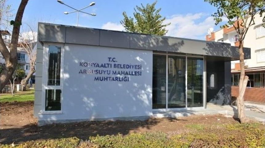 Konyaaltı&rsquo;nda 4 Mahalleye Muhtarevi