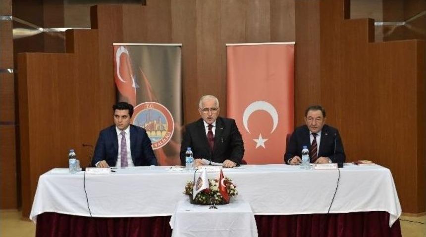 2017 Yılı İl Koordinasyon Kurulu Vali Tuna Başkanlığında Toplandı