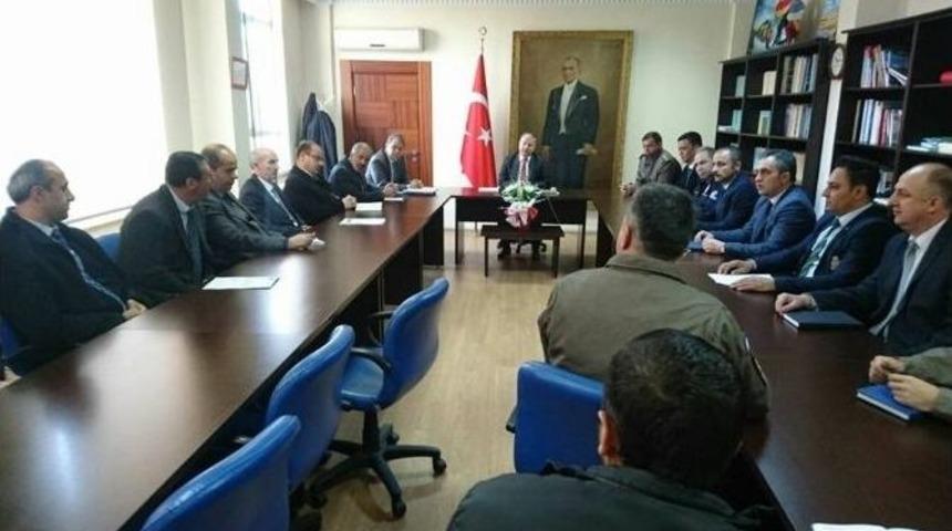 Develi Kaymakamlığında İl&ccedil;e Amirleri Toplantısı Yapıldı