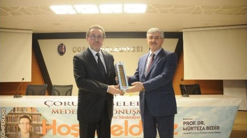 &Ccedil;orum Belediyesi&rsquo;nden &ldquo;ilimler Tasnifi Ve Medeniyet&rdquo; Konferansı