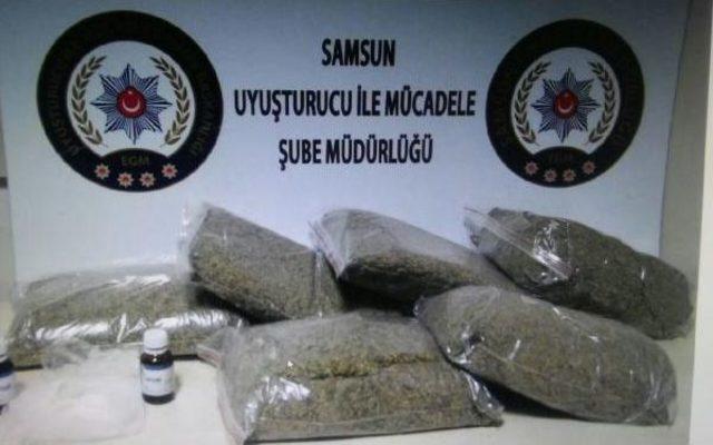 Samsun'da 6 Kilo Bonzai Ele Geçti; 3  Kişi Gözaltına Alındı