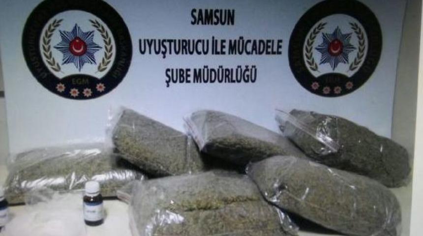 Samsun'da 6 Kilo Bonzai Ele Ge&ccedil;ti; 3  Kişi G&ouml;zaltına Alındı