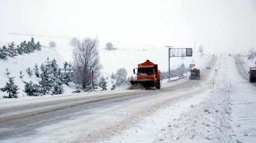 Tokat'ta Kar Yağışı Etkili Oldu