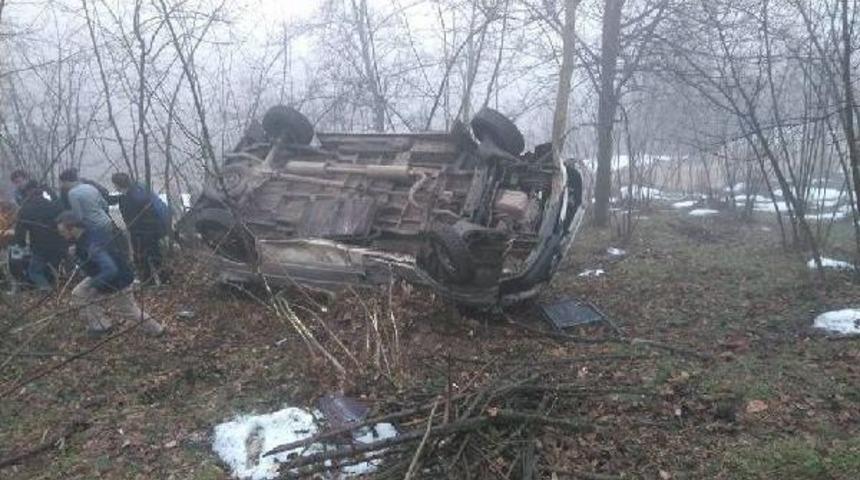 &Ouml;ğretmen Servisi Fındık Bah&ccedil;esine Yuvarlandı: 11 Yaralı