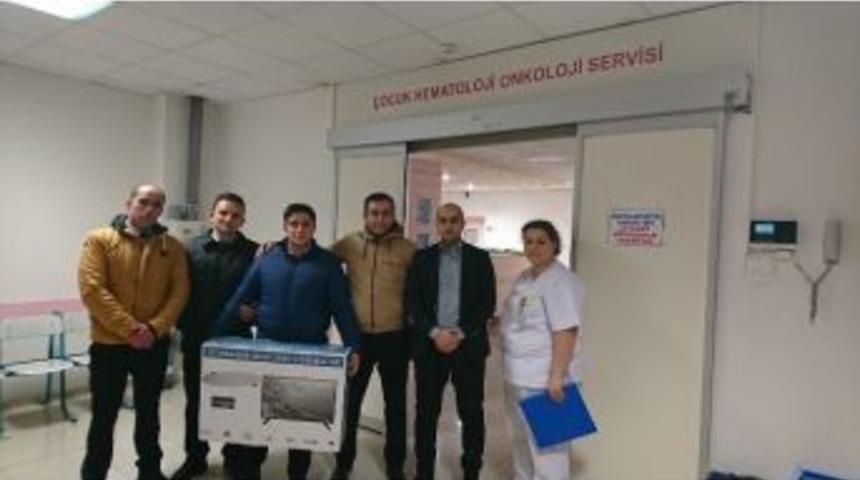 Eskişehir &Uuml;lk&uuml; Ocakları&rsquo;ndan &Ccedil;ocuk Onkoloji Servisine Hediye Televizyon