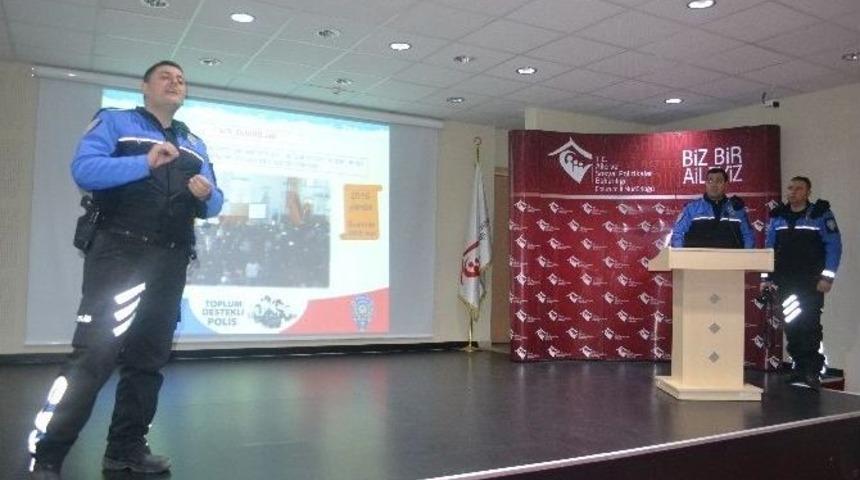 Polisten, Asp &Ccedil;alışanlarına &ldquo;dolandırıcılıkla M&uuml;cadele&rdquo; Semineri