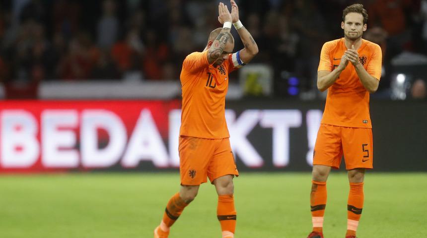 Wesley Sneijder, Hollanda Milli Takımı'na veda etti