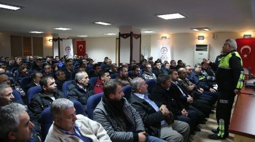 Denizli’de Minibüs Şoförlerine Eğitim