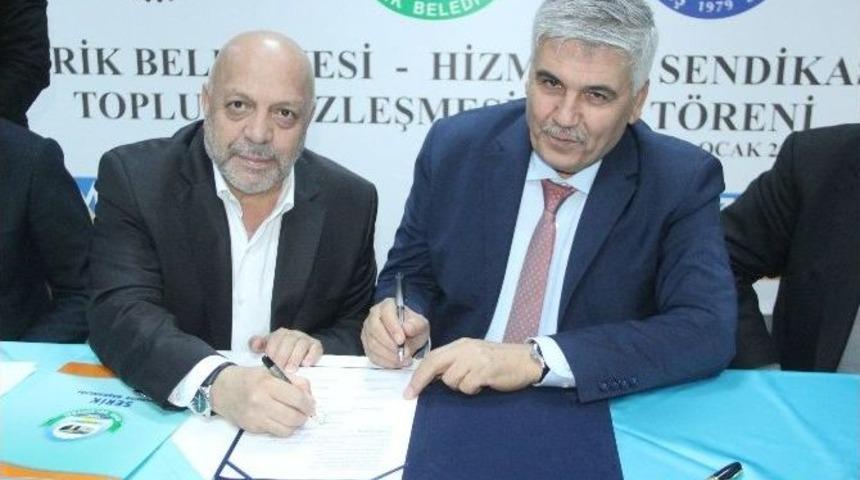 Serik Belediyesinde Toplu-iş S&ouml;zleşme Sevinci