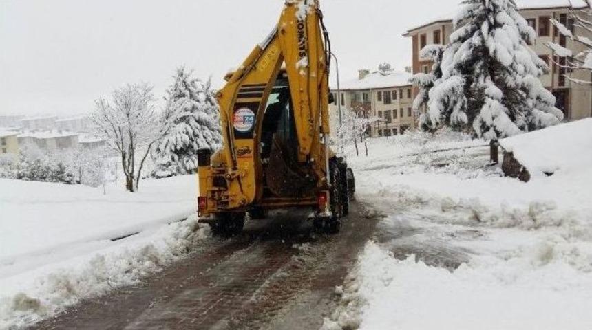 D&uuml;zce Belediyesi Kar İmleri Teyakkuzda