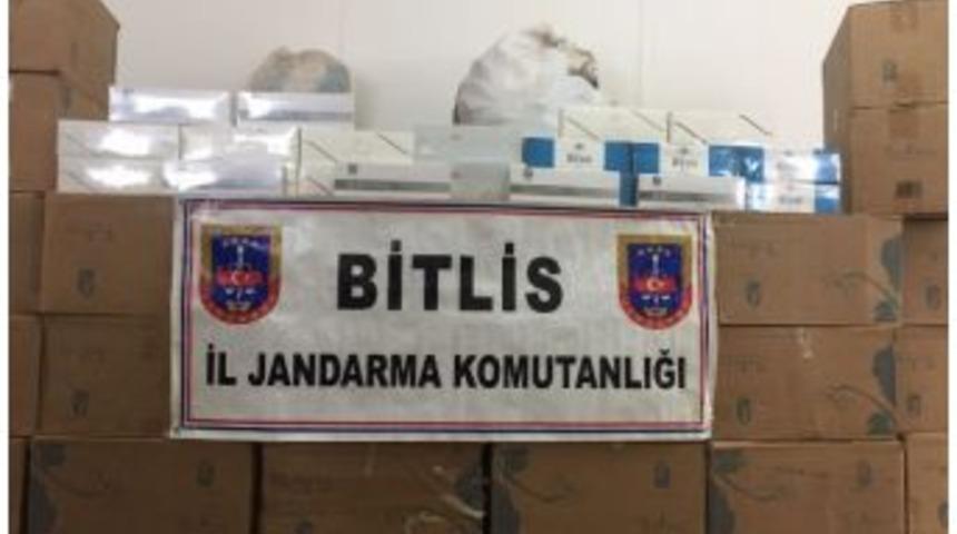 Bitlis&rsquo;te Ka&ccedil;ak Sigara Operasyonu