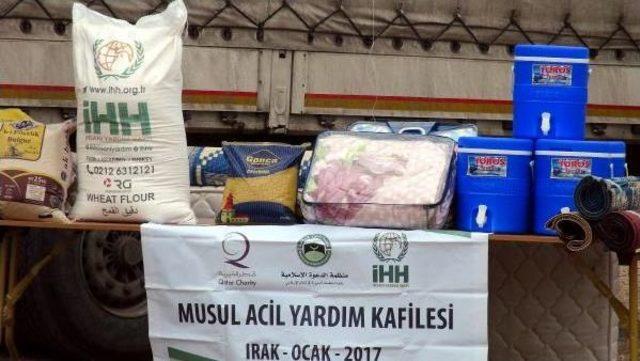 Musul'a 22 Tır Yardım Gönderildi