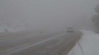 Yoğun Sis Ve Kar Sürücüleri Zorladı