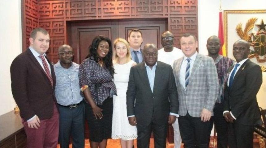 Gana Devlet Başkanı&rsquo;ndan Borsan&rsquo;a Destek