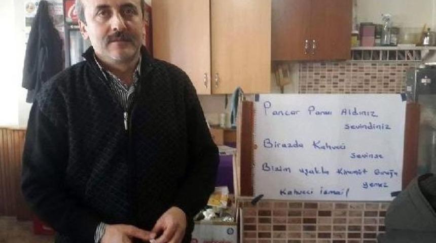 &Ccedil;ay Parasını Iş Yerine Astığı Notla Istedi