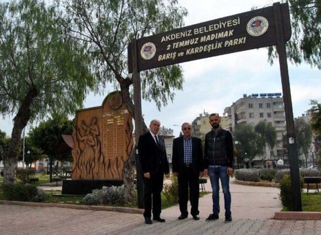 Mersin'de Madımak Şehitleri Anıtına Çirkin Saldırı