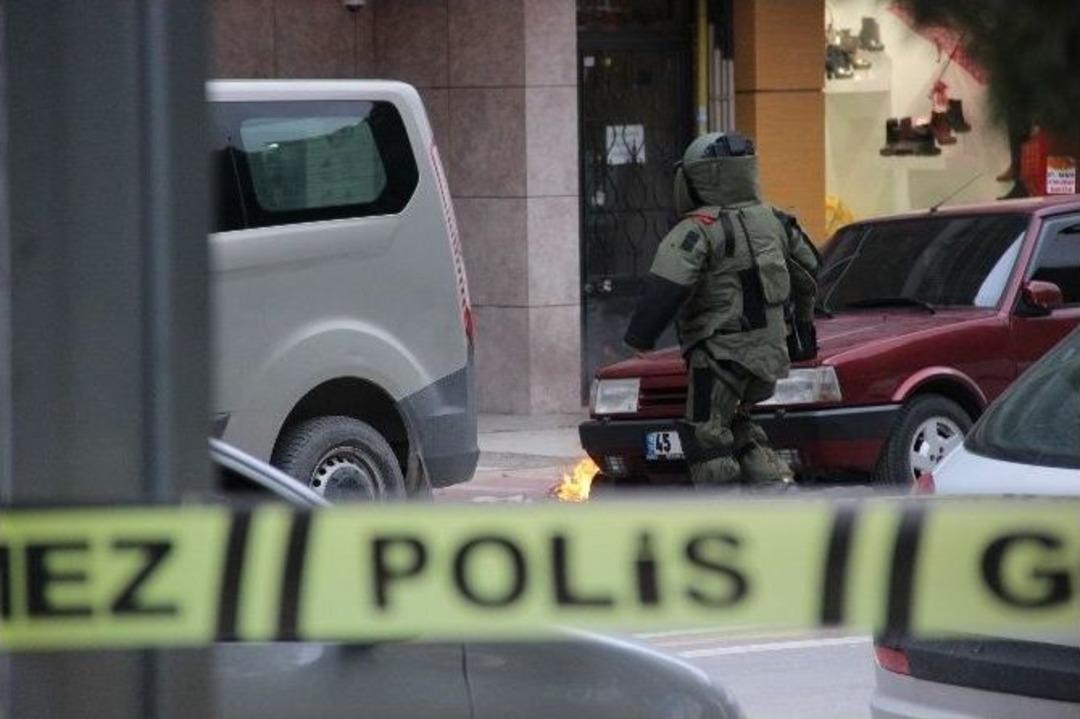 Manisa&rsquo;da Ş&uuml;pheli Poşet F&uuml;nyeyle Patlatıldı