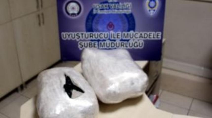 Uşak&rsquo;ta 6 Kilo 320 Gram Esrar Ele Ge&ccedil;irildi