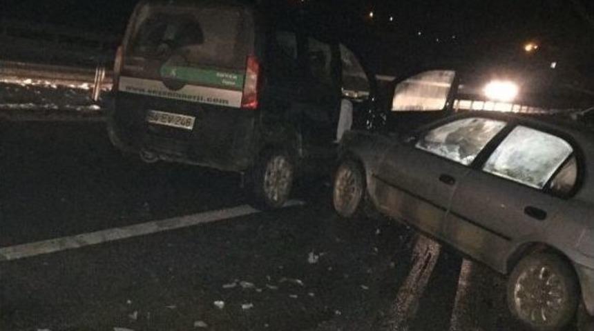 Gizli Buzlanma Kazaya Sebep Oldu: 1 Yaralı