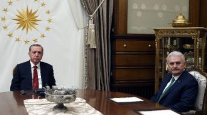 Cumhurbaşkanı Erdoğan Başbakan Yıldırım’ı Kabul Etti