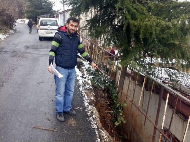 (özel Haber) Sarıyer’de Vatandaşın Evine Yol Göçtü