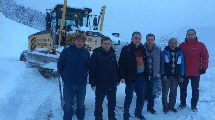 Trabzon&rsquo;da Karla M&uuml;cadele