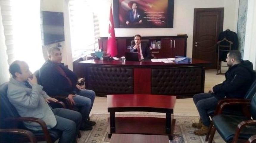 Esnaf Ve Stk Temsilcilerinden Kaymakam D&uuml;ndar&rsquo;a Ziyaret