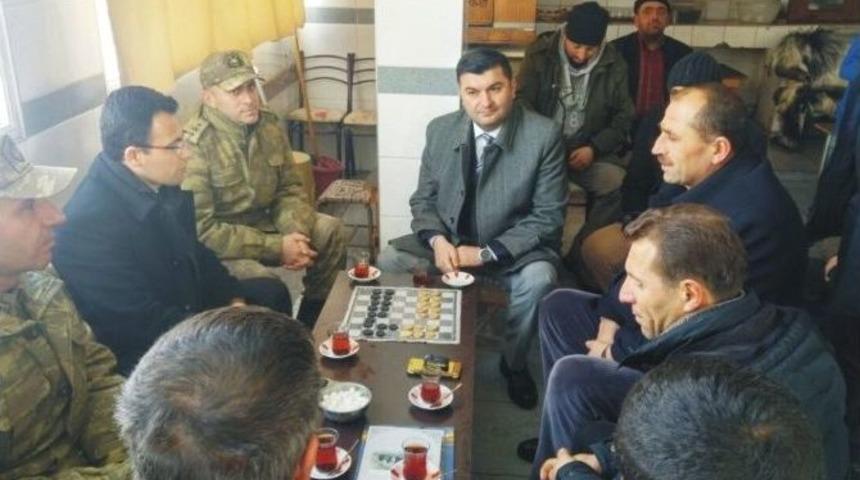 Kaymakam Uzan&rsquo;dan Erentepe Beldesine Ziyaret