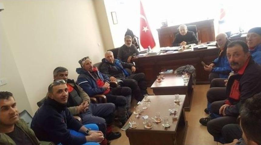 Dağcılardan Rekt&ouml;r Pakiş&rsquo;e Ziyaret