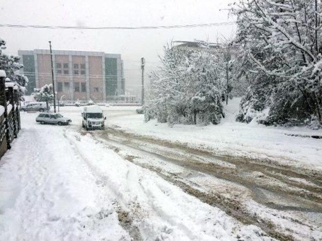 Bartın'da Kar Hayatı Olumsuz Etkiledi