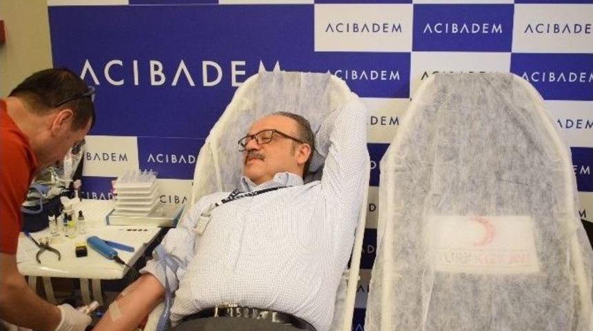 Acıbadem Kayseri Hastanesi&rsquo;nden Kan Bağışına Destek